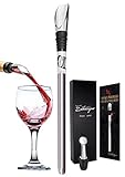 Esthétique 3 in 1 Stainless Steel Red Wine Bottle Cooler Stick with Aerator, Pourer and Stopper