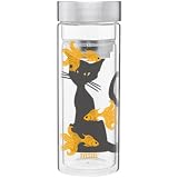 Goldfish Watch Double Wall Glass Tumbler