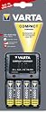 Varta Compact Ladegerät inkl. NiMH Akku AA Mignon 2100 mAh 4er Pack