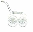Inglesina 2010 Classica Balestrino Frame Chassis, Ivory