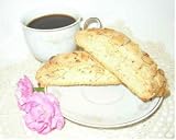 8 pieces Milk Chocolate Frosted ALMOND Biscotti by Peggy's Biscotti