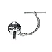 CTM® Mens Cross with Rhinestone Accent Tie Tack Pin