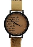 Fhulun - Montre Femme - Quartz - Synth??tique - Goldenrod Dial Bracelet synth??tique analogique &iuml;Sport Watches