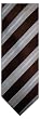 Men's Donald Trump Necktie Neck Tie 100% Silk Brown/Blue/White Blend