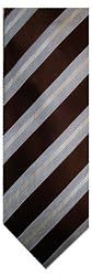 Men's Donald Trump Necktie Neck Tie 100% Silk Brown/Blue/White Blend