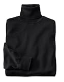 IMAGE OF Cotton/Silk/Cashmere Turtleneck / Cotton/ Silk/ Cashmere Turtleneck, Black, Medium