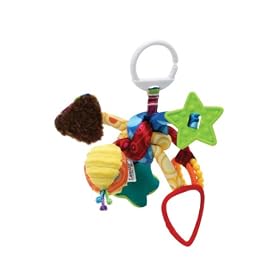 New Baby Soft Lamaze Tug And Play Knot Teether Rattle