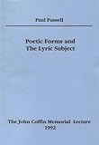 Poetic forms and the lyric subject