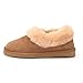 Sheep Touch Women's BALM Twin-Faced Australian Sheepskin Slippers Closed-Back Chestnut