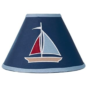 Nautical Nights Sailboat Lamp Shade by JoJo Designs