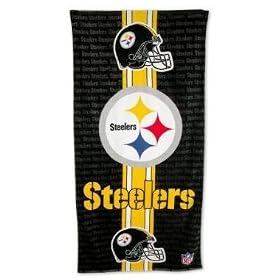 Pittsburgh Steelers Fiber Reactive Pool/Beach/Bath Towel (Team Color)