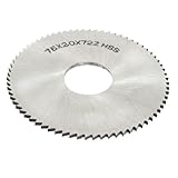 uxcell スリットソー　HSS　75mm x 22mm x 2.0mm　72釘歯　ブレード