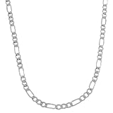 Sterling Silver 3.4-mm Figaro Link Chain (18 Inch)