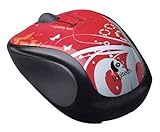 Logitech V220 Cordless Optical Mouse for Notebooks (Blush Butterfly)