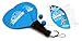 VIAHART Super Surfminton Premium Wooden Paddle Beach Tennis Game Kadima Smashball Set