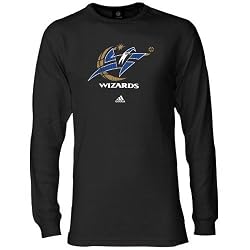 Washington Wizards adidas Primary Logo Long Sleeve Waffle Shirt