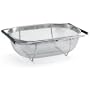 Polder 6631-75 Stainless-Steel Sink Strainer with Extending Rubber-Grip Arms