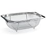 Polder 6631-75 Stainless-Steel Sink Strainer with Extending Rubber-Grip Arms