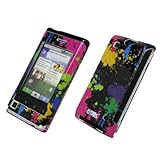 EMPIRE Paint Splatter Design Hard Case Cover for Verizon Motorola Devour A5 ....