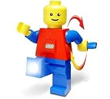 LEGO Hand Crank Dynamo Flash Light Torch Giant Lego Man Stands 7.5 Tall LEGO Hand Crank Dynamo Flash Light Torch Giant Lego Man Stands 7.5 Tall