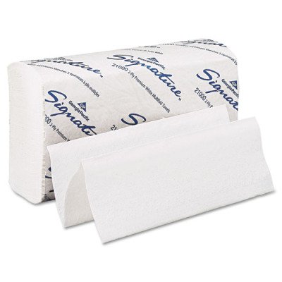 Premium 2-Ply Multifold Paper Towels, White, 125 Towels/Pack, 16 Packs/Carton GEP21000