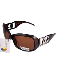 Women Sunglasses DG Eyewear 37163 Brown Polarized by 