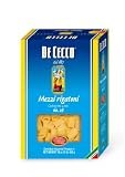 De Cecco Mezzi Rigatoni, 16-Ounce Boxes (Pack of 5)