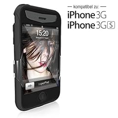 iSkin Revo 2 - Ebony Schwarz - Premium Schutzh�lle f�r Apple iPhone 3G