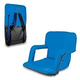 Ventura - Detroit Lions - The Ventura Seat is a portable recreational recliner with armrests and adjustable backpack straps you can take just about anywhere. It comes in four colors: Red, Lime, Blue and Black. Armrests mean comfort for some of us and the
