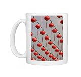 Lanterns at Chinese New Year, Thean Hou Chinese temple. Kuala Lumpur, Malaysia, Photo Mugs