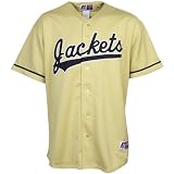 Russell Georgia Tech Yellow Jackets Gold Replica Youth Baseball Jersey