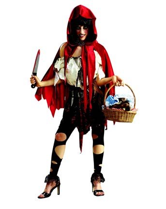 Rubie's Costume Co Women's Deluxe Little Dead Riding Hood Costume
