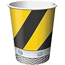 Creative Converting BB375590 Construction 9oz Cups -8 Pack