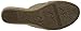 Anne Klein Sport Women's Pleasant Fabric Wedge Sandal, Black, 10 M US
