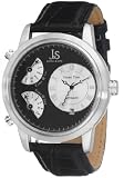 Joshua and Sons Men's JS-01-03 'Triple Time Zone' Automatic Watch
