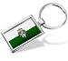 Keychain "Styria (company Flag)" Flag region: Austria - Hand Made, Key chain ring