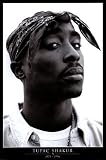 Tupac Shakur (1971-1996, B&W) Music Poster Print - 24x36 Poster Print, 24x36 Poster Print, 24x36