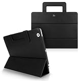 CaseCrown Ex Trifold Case (Black) for the new iPad & iPad 2 (Built-in magnet for sleep / wake feature)