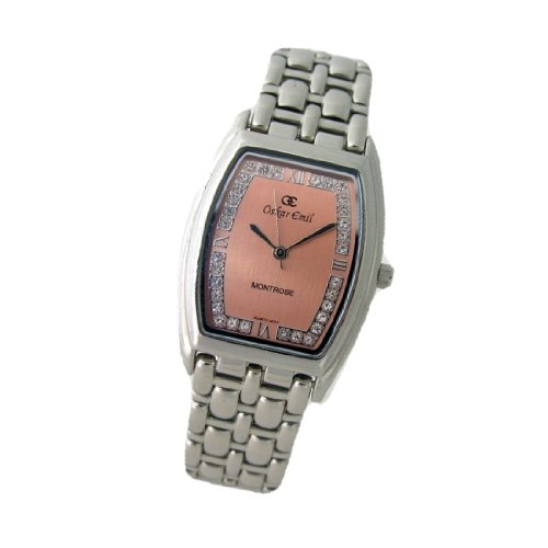 Oskar Emil Damenuhr Quarz 600l ss pink