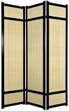 Best Quality Extra Durable Room Divider - 6ft. Bamboo Matchstick Japanese Design Shoji Screen - 3, 4, 5, & 6 Panel - 4 Colors