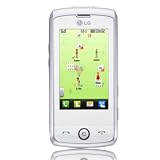 LG GW525 Calisto Quad-Band GSM Cell Phone with QWERTY Slider Keypad, Full Touch Display, 3 MP Camera --International Version with Warranty (White)