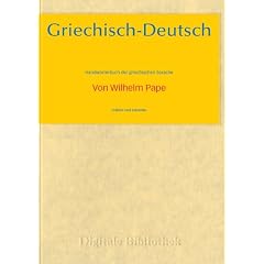 Handw�rterbuch der Griechischen Sprache (PC+MAC)
