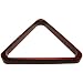 Deluxe Wood Pool Ball Triangle, Mahogany