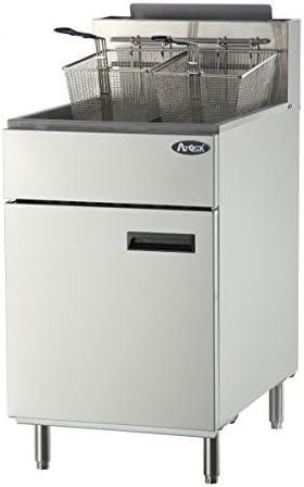 Atosa USA ATFS-75 Heavy Duty 75 LB Stainless Steel Deep Fryer - Propane