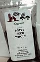 Poppy Seed, Whole, Organic, 2 oz.