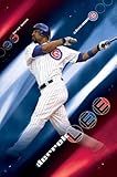 Derrek Lee Chicago Cubs White Wood-Mounted Poster RARE MLB NEW First Base - 36