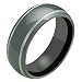 Daled - Size 9.25 Black Titanium Double Groove title=