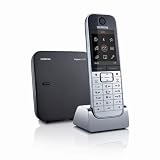 Siemens - Gigaset SL785 - Téléphone numérique sans fil DECT/GAP - Répondeur - VoIP - Audio HDSP - Répertoire 500 contacts - Noir