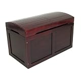 Cherry Hardwood Barrel Top Toy Chest by Badger Basket