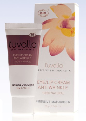 L'uvalla Lip and Eye Anti-Wrinkle Cream - Certified Organic